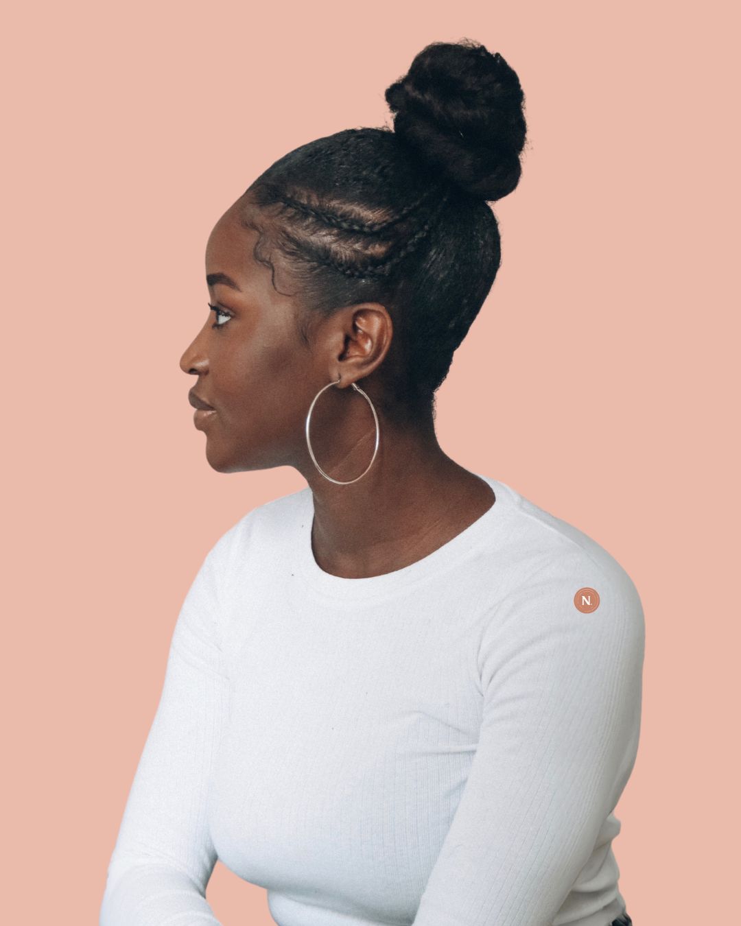 PONYTAIL CRÉPUE LISSÉE