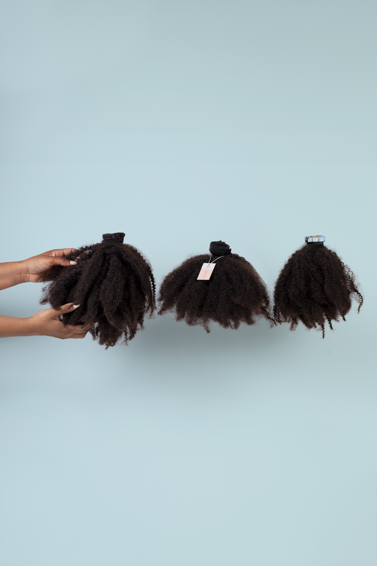 Extension de cheveux crépus